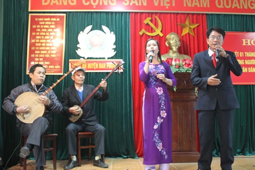 Người chiến sỹ công an huyện Đan Phượng trong những vần thơ