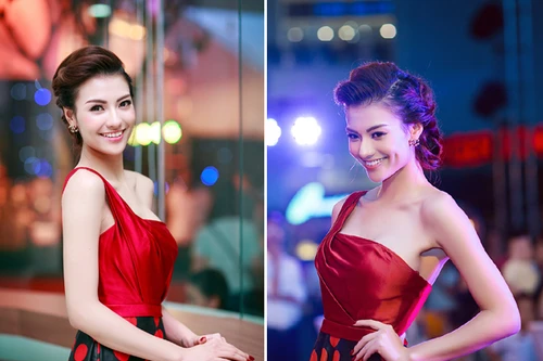 Hồng Quế lưng trần gợi cảm dự sự kiện tại Hà Nội