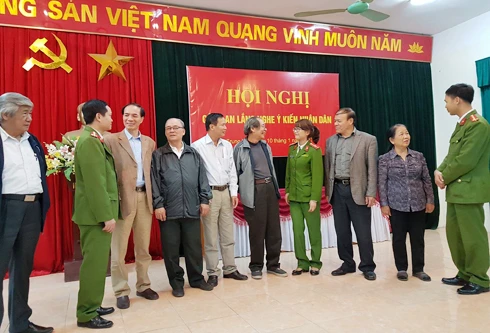 Trực tiếp giải quyết những bức xúc của người dân