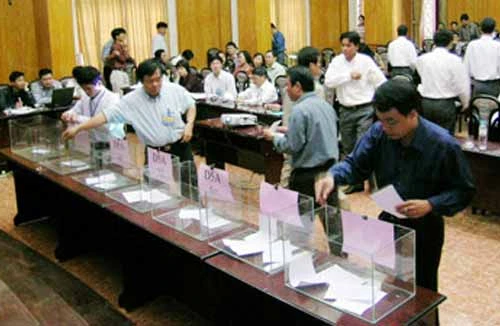 Mức phí tạm thời về tổ chức đấu giá quyền sử dụng 