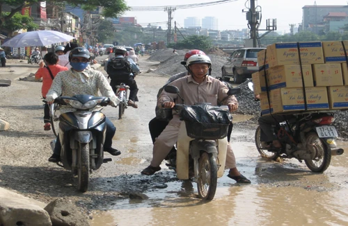 Ì õm trên đường Kim Giang