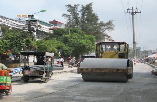 Gấp rút hoàn thành thi công đường Kim Giang