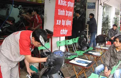 Xuất hiện dịch vụ khắc phục tình trạng xe tự bốc cháy