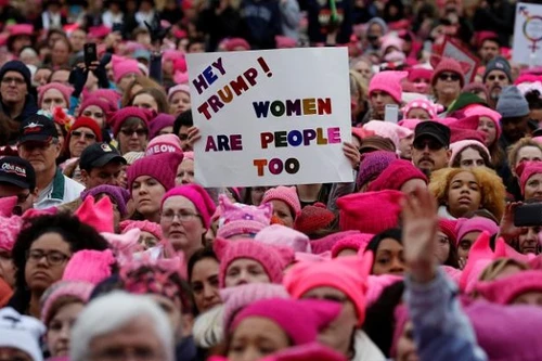 Hàng trăm nghìn phụ nữ biểu tình chống ông Trump trên khắp nước Mỹ