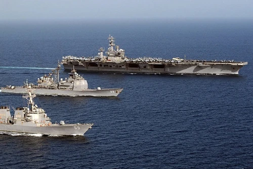 Mỹ rút toàn bộ tàu sân bay trên thế giới về căn cứ 