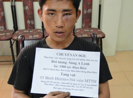 Bắt 3 đối tượng vận chuyển trái phép ma túy từ Lào về Việt Nam