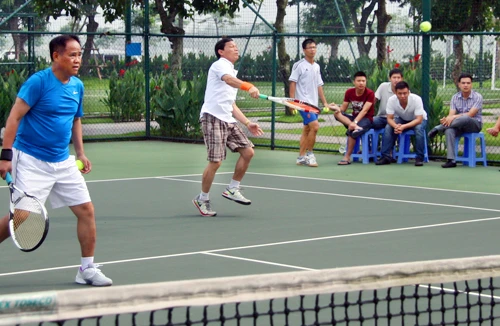 Khai mạc giải quần vợt Lãnh đạo CATP Hà Nội năm 2014