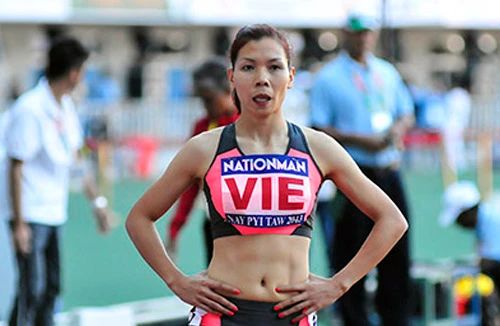 Vũ Thị Hương tranh huy chương 200m nữ ASIAD 2014
