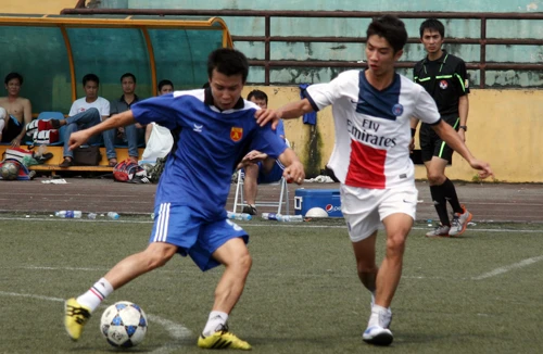Hấp dẫn giải bóng đá Công đoàn CATP Hà Nội 2014