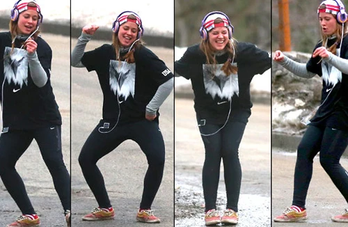 Nổi như cồn ở Olympic Sochi vì nhảy giống Beyonce