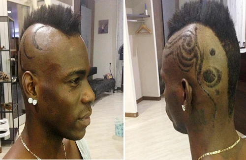 Balotelli khoe tóc mới “ngổ ngáo”