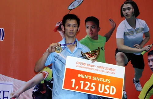 Tiến Minh lần thứ 2 vô địch giải Ciputra Hà Nội mở rộng