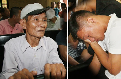 Xót xa cảnh cha già rời giường bệnh tới dự phiên tòa xử con bán độ