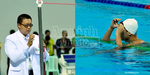 Kình ngư Việt bị... hớ trên đường đua 100m ếch SEA Games 27