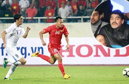 "Cậu bé vàng" Maradona dự khán trận Việt Nam - UAE