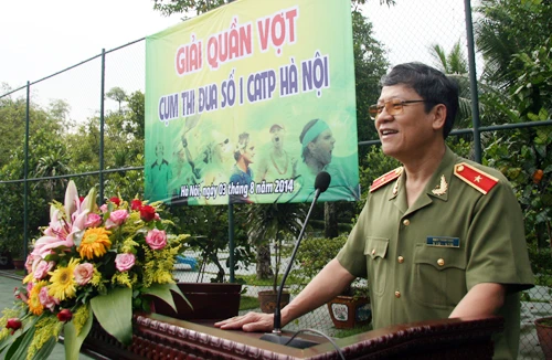 Sôi nổi giải Quần vợt Khối An ninh CATP Hà Nội