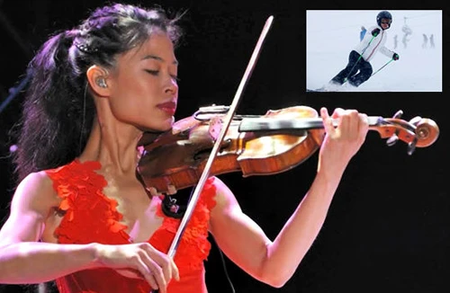 Thần đồng violon thế giới thi môn... trượt tuyết ở Olympic Sochi