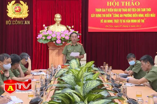 Xây dựng Công an phường điển hình, kiểu mẫu về ANTT và văn minh đô thị