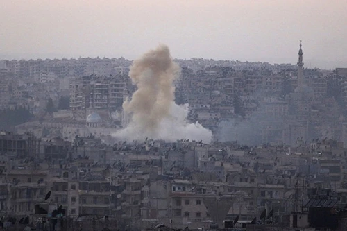 Quân đội Syria cho nổ tung hầm trú ẩn của khủng bố ở Aleppo