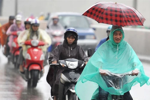 Đón không khí lạnh, Bắc bộ có mưa rào và giông