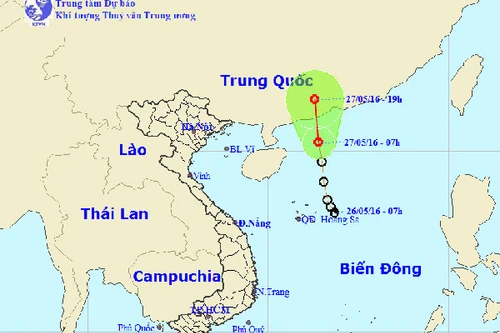 Tin áp thấp nhiệt đới trên Biển Đông