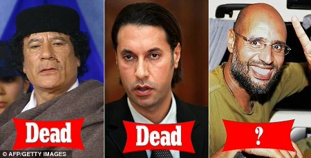Số phận bi thảm của những người con Gaddafi