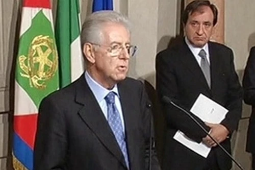 Ông Mario Monti thành thủ tướng tạm quyền Italy