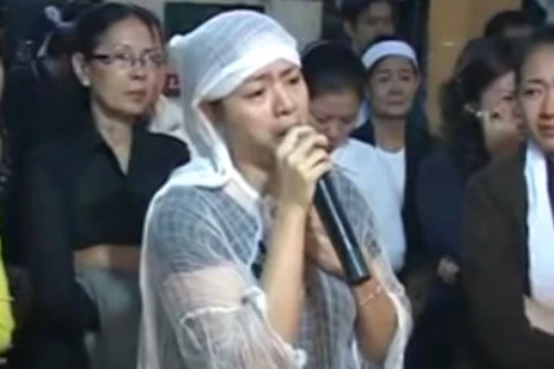 Nghẹn ngào vợ hát "Tìm lại giấc mơ" tặng chồng đã khuất