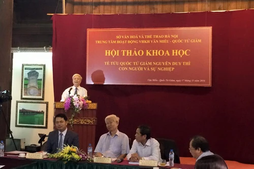 Làm sáng tỏ thân thế, sự nghiệp của danh nhân Nguyễn Duy Thì