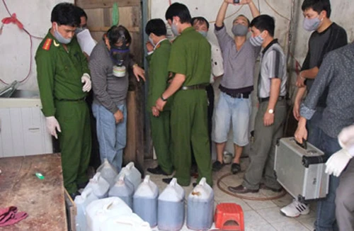 ‘‘Xưởng” sản xuất ma túy trong thành phố