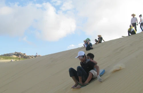 Điệp trùng đồi cát giữa rừng dương