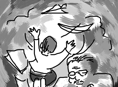 Dạy cháu học nghề