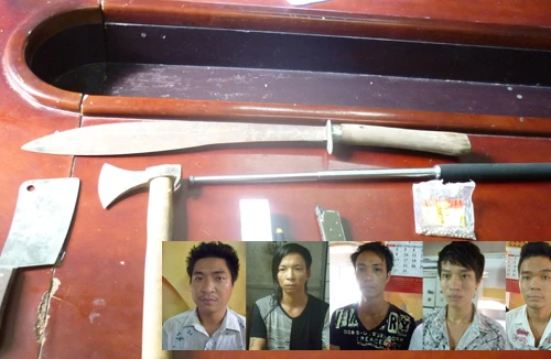 Triệt phá nhóm côn đồ “đánh thuê” 