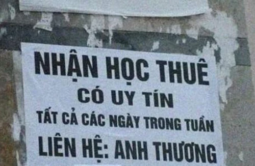 Hệ lụy từ thuê học - học thuê