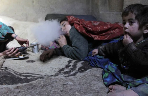 Những đứa trẻ được nuôi dưỡng bằng... thuốc phiện