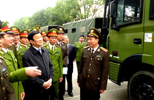 Nâng cao sức chiến đấu lực lượng Cảnh sát cơ động