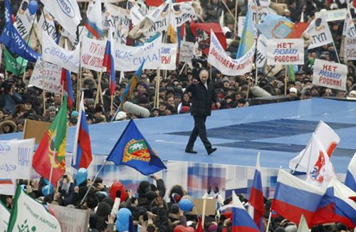 Ông Putin trở lại Điện Kremli