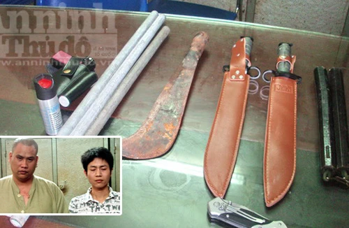 Phát hiện “kho vũ khí” trong nhà trọ