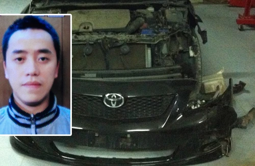 Lái xe bỏ chạy đã trình diện