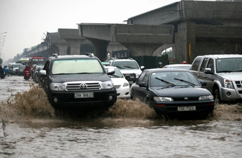 Ngập úng vì chậm bàn giao công trình thoát nước 