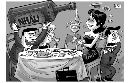 Nước mắt nghề nhậu thuê 