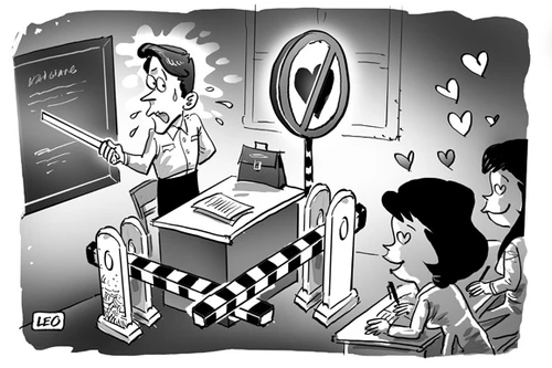 Khi trò “cảm nắng” thầy 