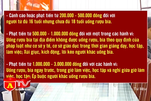 Phạt 3 triệu đồng nếu xúi giục, ép người khác uống rượu bia