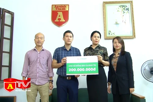 Bạn đọc Báo An ninh Thủ đô ủng hộ đồng bào miền Trung