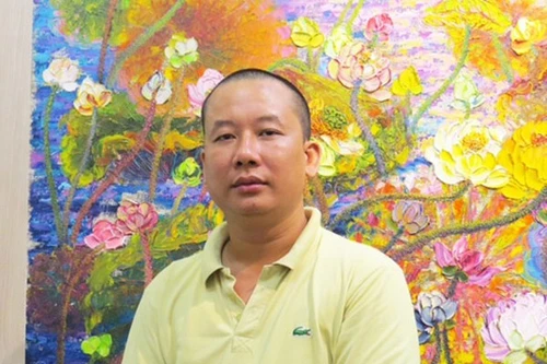 [Ảnh] Những bức tranh sen mang lại nguồn năng lượng mạnh mẽ