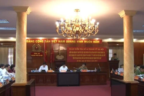 Kiểm tra công tác chuẩn bị Đại hội Đảng của CATP