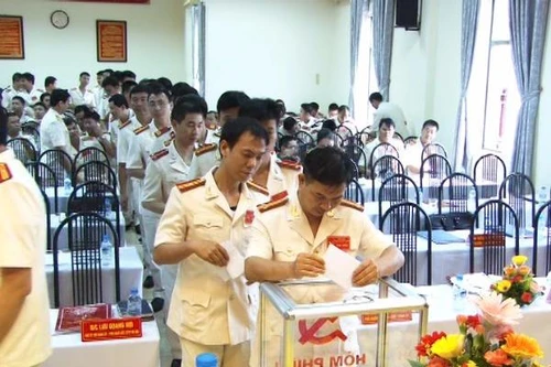 Đại hội Đảng bộ Phòng CSHS nhiệm kỳ 2015 - 2020 