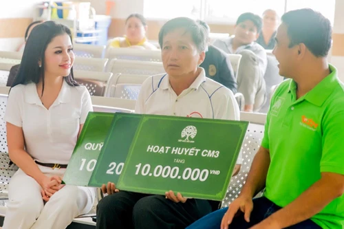Hoa hậu Janny Thủy Trần hỗ trợ mổ tim cho bệnh nhân khó khăn