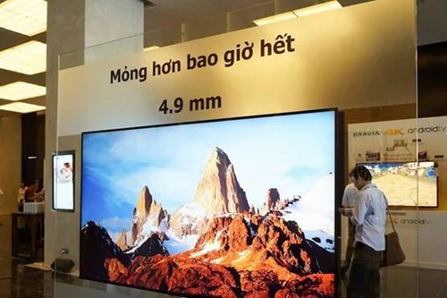 Sony ra mắt TV 4K chạy Android mỏng chưa từng có