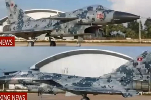 [ẢNH] Sự thực về bức ảnh tiêm kích J-10 đầu tiên của Không quân nhân dân Lào